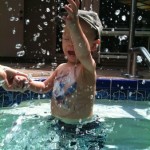 Ezra in the Pool